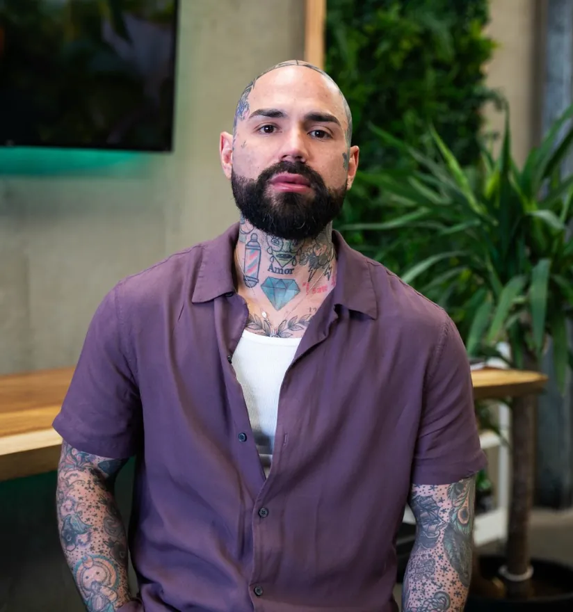 Brando Gonzales at Texture Barbershop