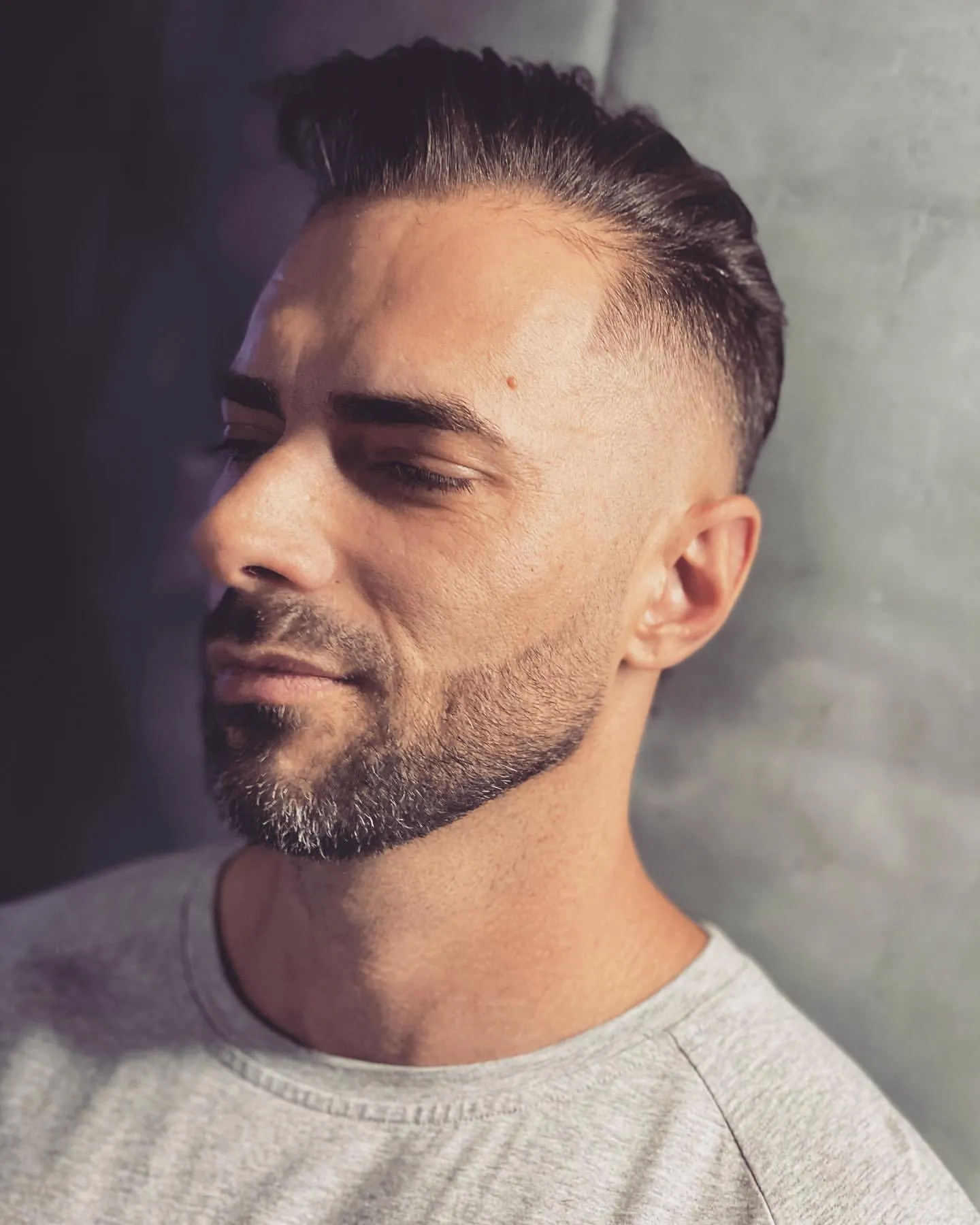 Classic taper haircut